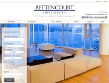 Tablet Screenshot of bettencourtrealestate.com